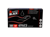 gants nitrile SUPER BLACK  non-poudres/100 M