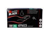 gants nitrile SUPER BLACK  non-poudres/100 XL