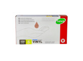 GLOVE VINYL TRANSPARENT PWF/100 SMALL  MD