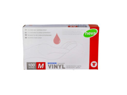 gant vinyle transparent non poudres/100 M