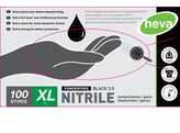 Gants nitrile noirs 3 5g non-poudres/100 XL