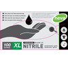 Gants nitrile noirs 3 5g non-poudres/100 XL