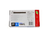 Gants vinyle transparent non-poudres/100 L_ MD