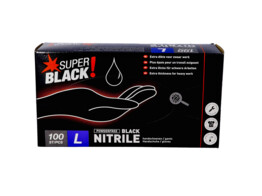 HANDSCH. NITRIL SUPER BLACK PWF/100 LARGE