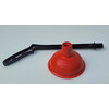 SINK PLUNGER TPE O 11 cm - RED - ERGONOMIC Handle in PP - not mounted