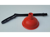 SINK PLUNGER TPE O 11 cm - RED - ERGONOMIC Handle in PP - not mounted