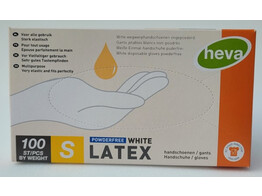 GLOVE LATEX/100 SMALL PWF 5.5g