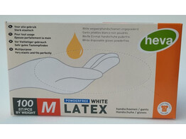 GLOVE LATEX/100 MEDIUM 5.5g PWF