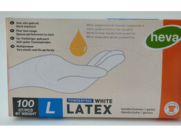 GLOVE LATEX/100 LARGE 5.5g PWF