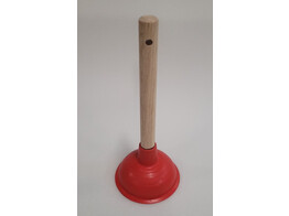 DEBOUCHEUR O 11 cm - ROUGE - manche bois FSC - monte