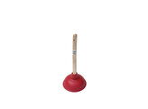 DEBOUCHEUR Caoutch Nat O 14 5 cm - ROUGE - manche bois - monte